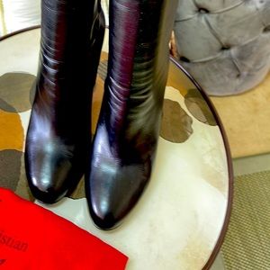 Christian Louboutin knee high high heeled boots! Size 8.5 US
